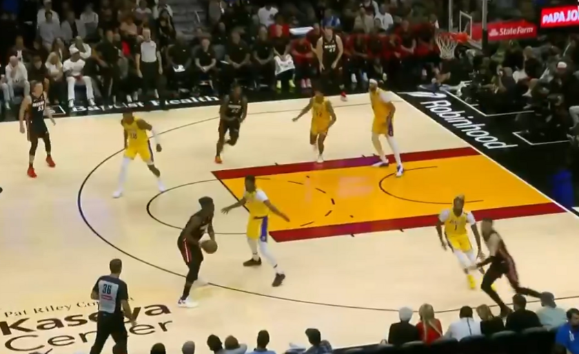 NBA战报-湖人93-134热火